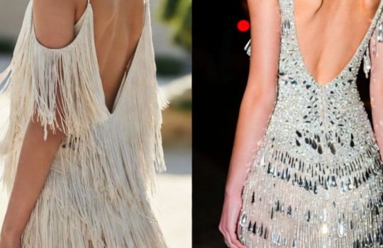 vestido flecos-piedra